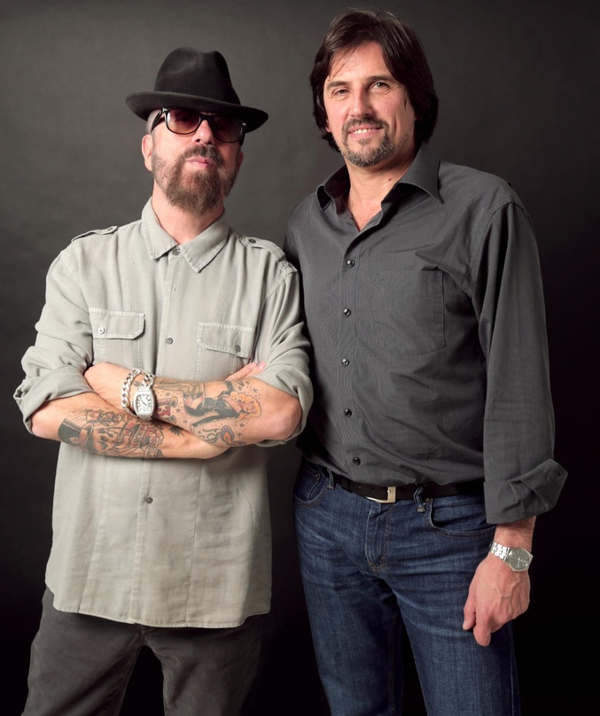 Erneuerten ihre Partnerschaft (von links): Dave Stewart und Manlio Celotti