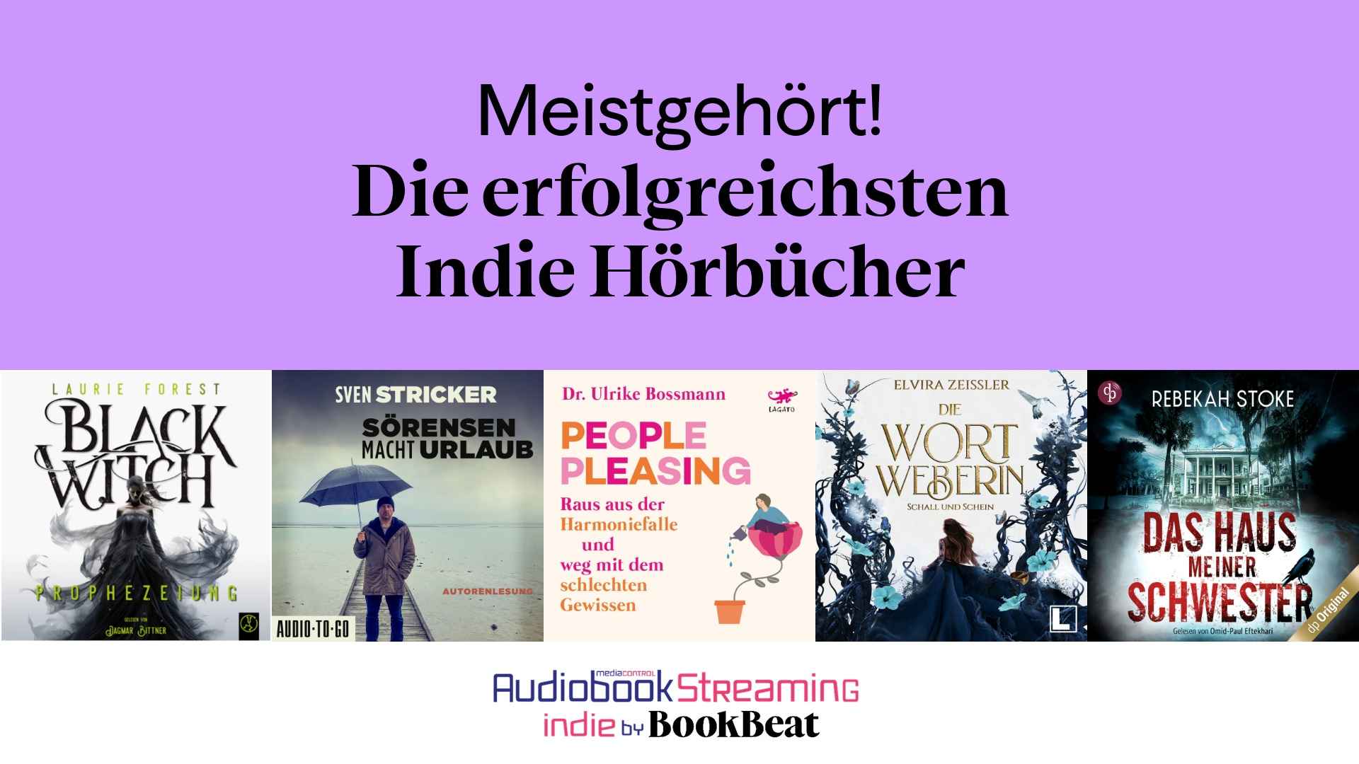 Vorgelesen: Eine Auswahl der meistgehörten Indie-Hörbücher 2024.