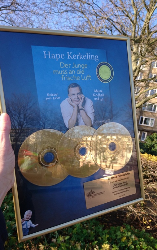 Mit dreifachem Gold an der frischen Luft: Hape Kerkeling