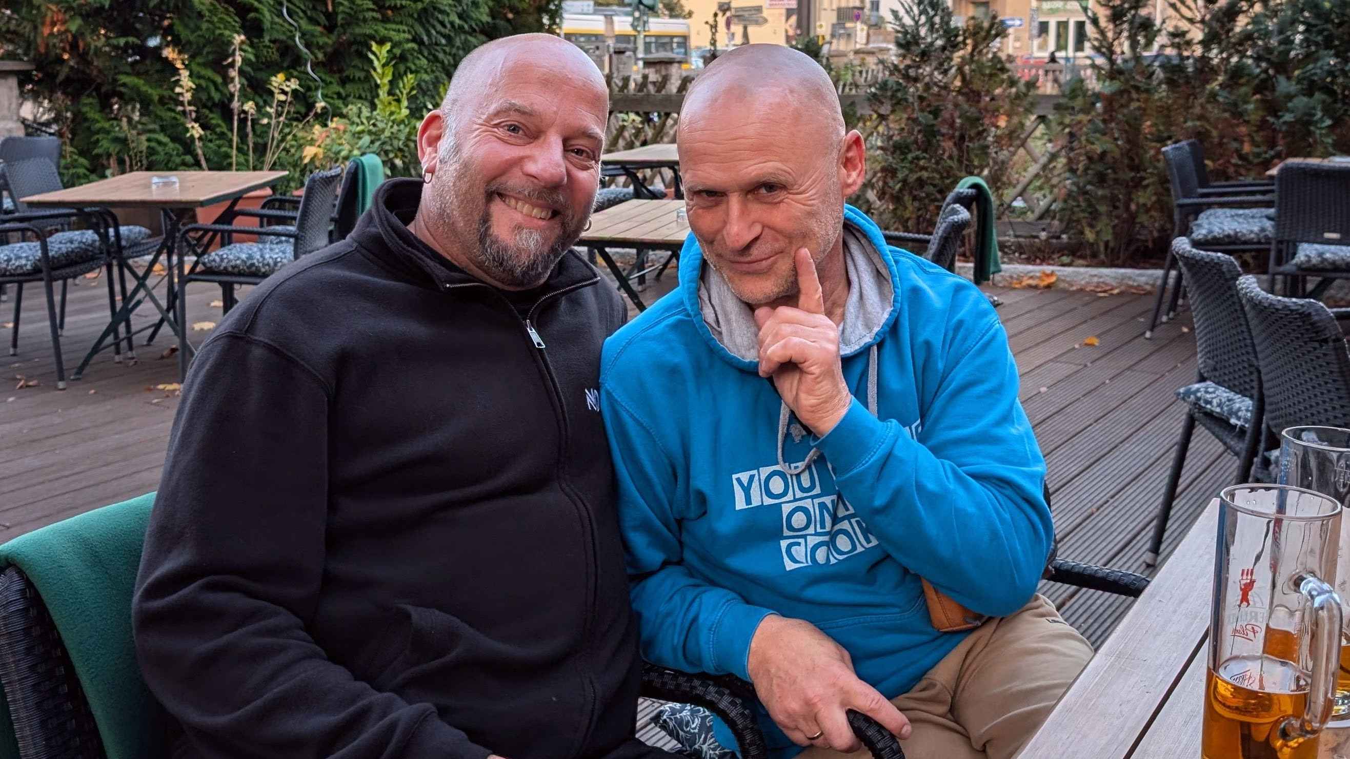 6bd8bd18 8b31 443d 87a8 47a5215d0918 Arbeiten künftig zusammen: Kalle Engler (Geschäftsführer NoCut Entertainment, links) und Gero Ivers alias Stumpen von Knorkator.