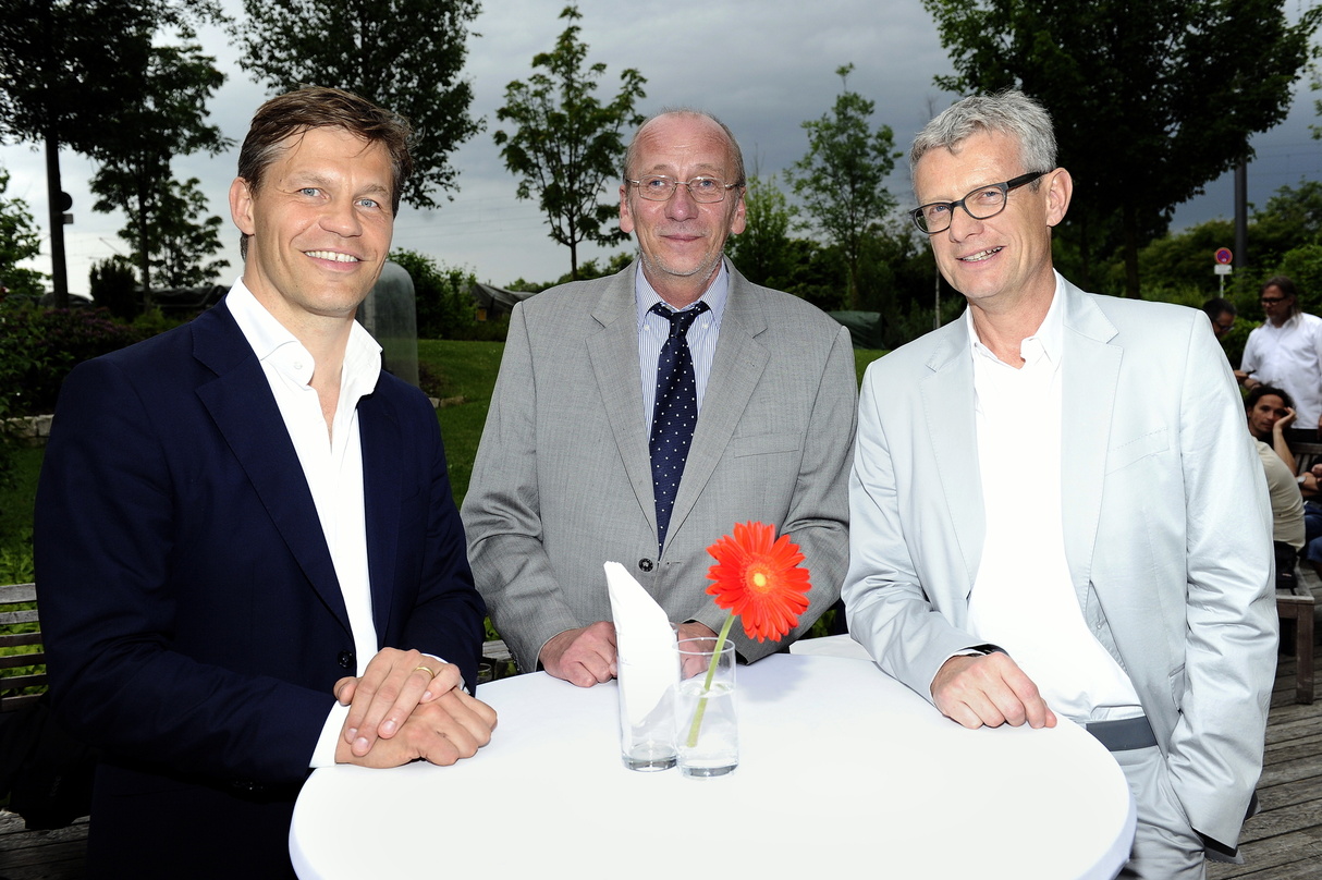 Frank Briegmann (links), Hans-Georg Küppers (Mitte) und Jörg Hellwig