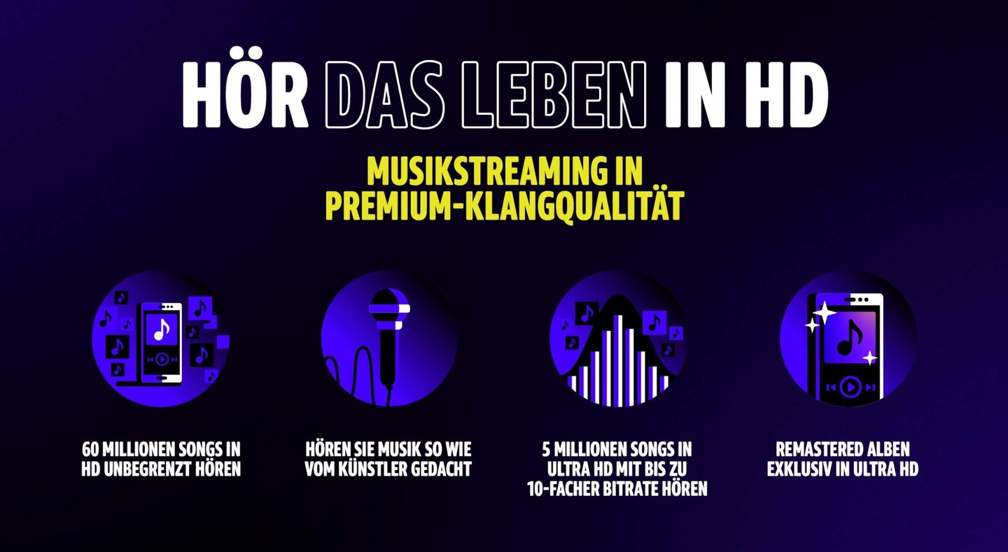 Füllt das Angebot mit neuen Songs und Liedern aus dem Katalog von Universal Music und Warner Music auf: Amazon Music