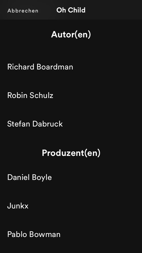 Wer als Premium-Nutzer in der iOS-Anwendung von Spotify auf die drei kleinen Punkte unterhalb der Coverabbildung klickt, und dann bis zu den sogenannten Songinfos herunterfährt, bekommt, s...