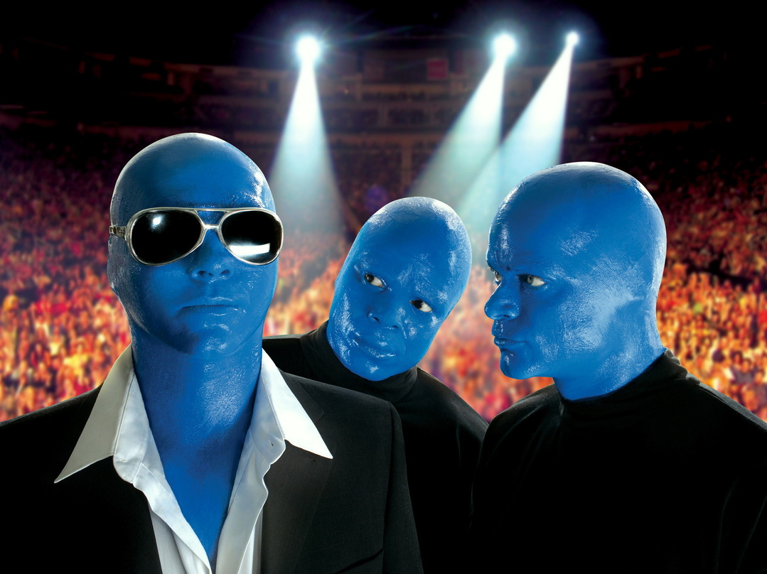 Auf Europa-Tournee: Die Blue Man Group
