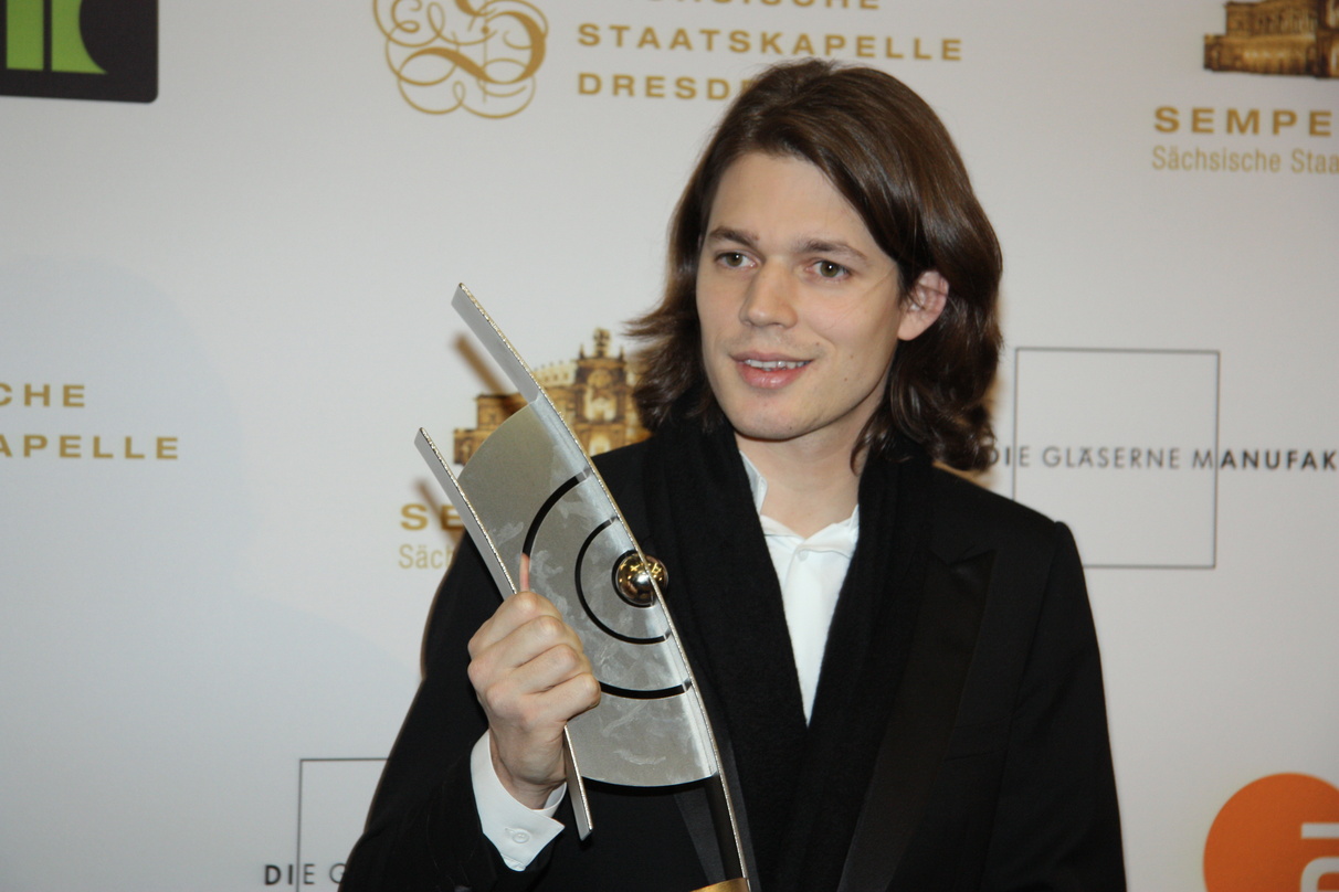 Darf sich erneut Hoffnungen auf eine Auszeichnung mit dem Echo Klassik machen: David Fray, hier beim Echo Klassik 2009 in Dresden