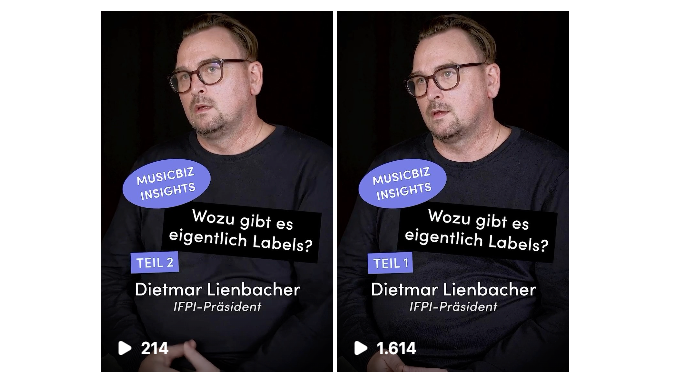 Geht in den Clips der Daseinsberechtigung von Labels auf den Grund: Dietmar Lienbacher (Präsident IFPI Austria).