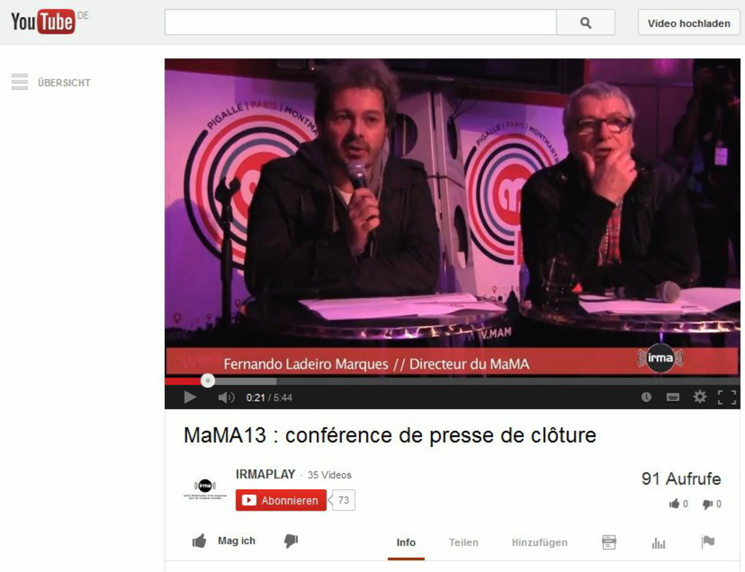 Stellten die Bilanz des MaMa-Branchentreffs 2013 vor: Fernando Ladeiro-Marques (links) und Daniel Colling