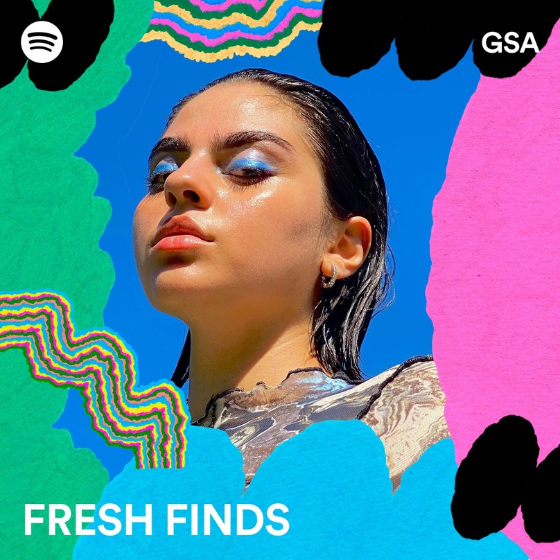 Musikerin Elly auf dem Fresh Finds GSA Cover