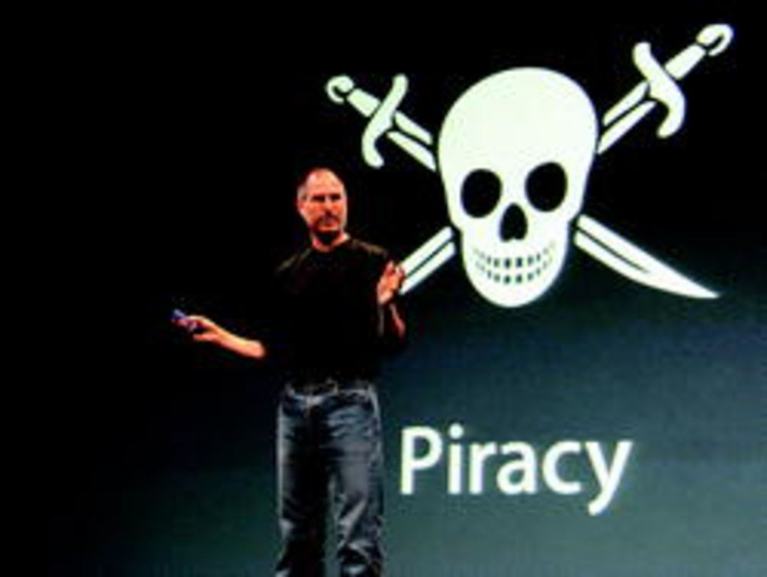 6e683dcb2f67dcc4eecb57ae5e6d92f6d647d5c7abce0ee586abaf2930bbbcd7 Für die Künstler, gegen Piraterie: Steve Jobs in London