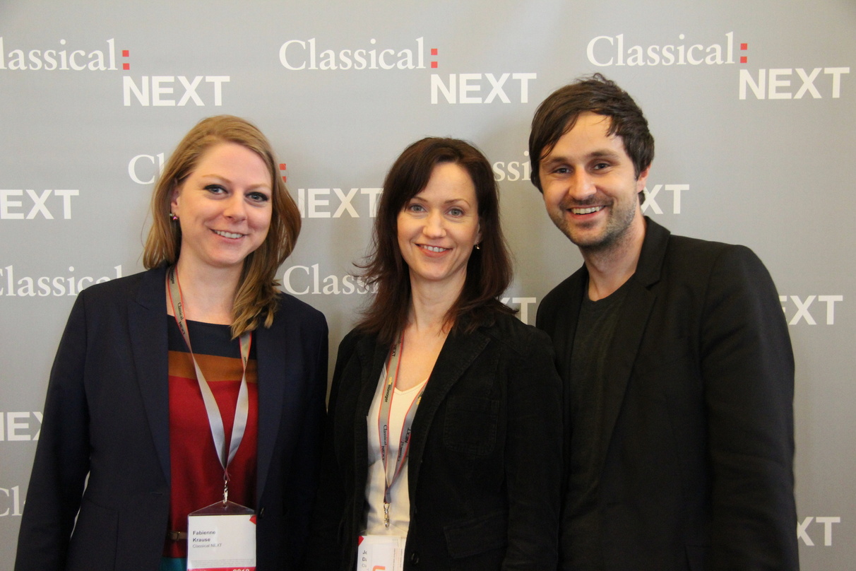 Mit der zweiten Classical:Next auf Wachstumskurs: das Team von Piranha Womex um (von links) Fabienne Krause, Jennifer Dautermann und Paul Bräuer