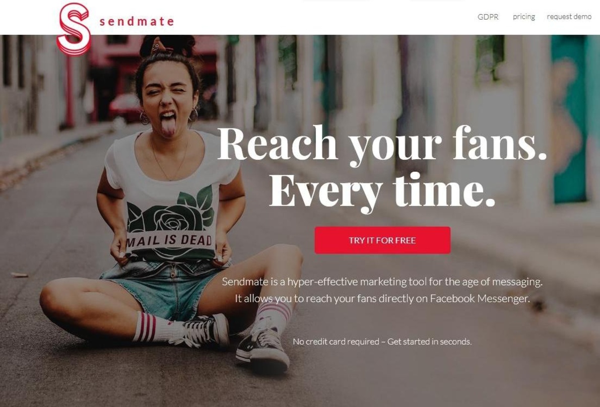 Sorgt für erstaunliche Resultate im Direct-To-Fan Marketing über den Facebook Messenger: das vom RecordBird-Team entwickelte Sendmate-Tool