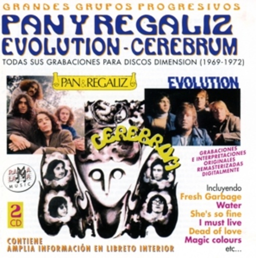 Pan Regaliz - Evolution Y Cerebrum – Todos Sus Grabaciones Para Discos Dimension (1969-1972)