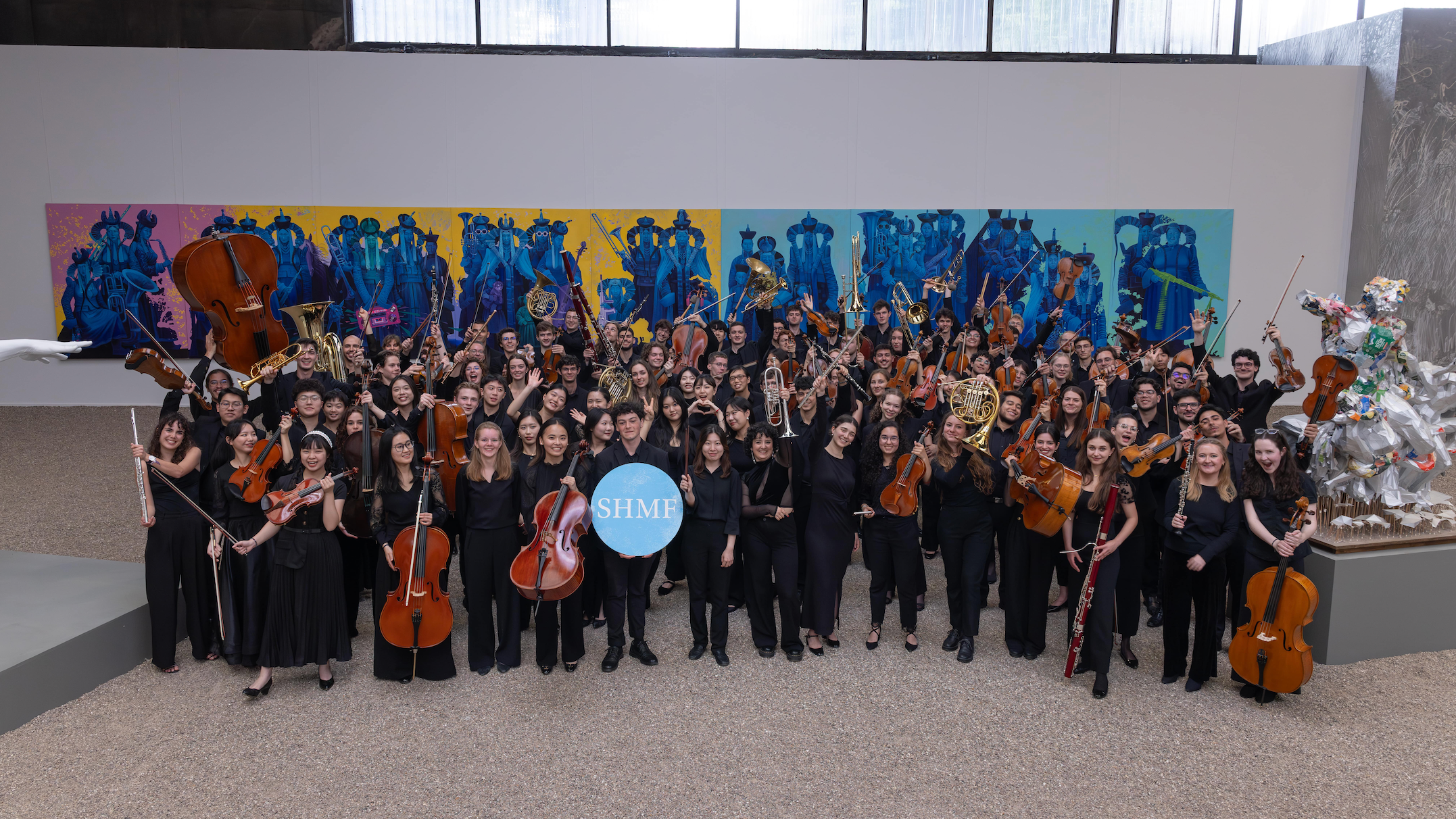 Setzte sich in diesem Jahr aus 117 jungen Musiker:innen aus 27 Nationen zusammen: das Schleswig-Holstein Festival Orchestra.