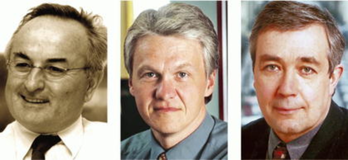Signalisieren durchweg Zustimmung für die EU-Empfehlung (v.l.n.r.): Bernard Miyet, Kenth Muldin und Adam Singer