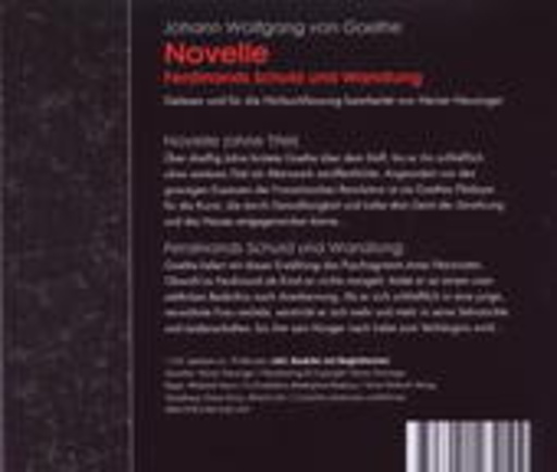 Diverse – Novelle - Ferdinands Schuld und Wandlung