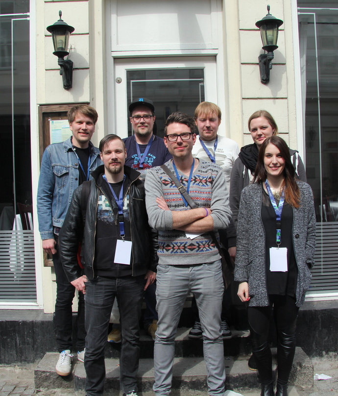 Kümmerten sich um die Delegierten beim Spot Festival: die Mitarbeiter der deutschen PR-Agentur Factory 92 mit (von links) Jesper Balling Jacobsen, Fróði Stenberg, Jan Clausen, Christian Ha...