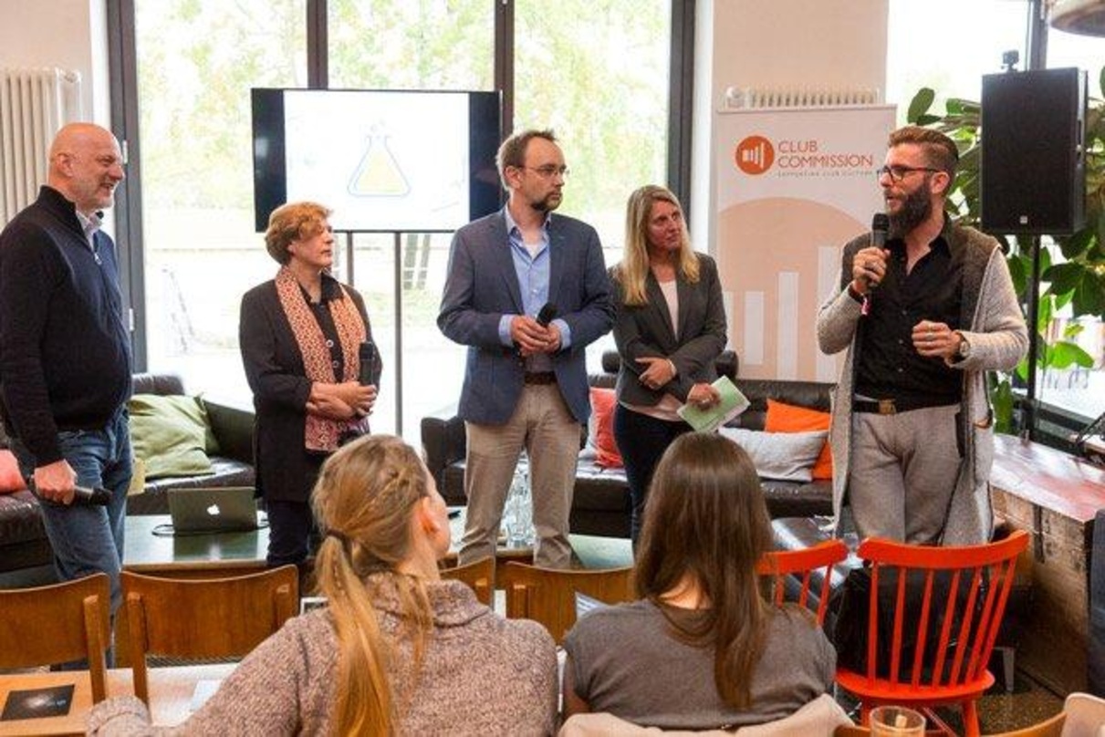 Mit dabei beim Hybrid Music Lab für 2017 (von links): BMC-Vorstand Olaf Kretschmar, Bettina Schasse de Araujo (Institut für Angewandte Informatik), Martin Eckert (Igniti GmbH), Nina Lütjen...