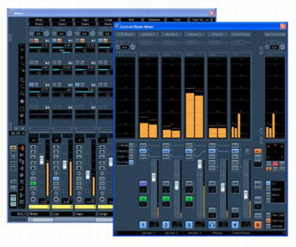 Volle Control Room Funktionalität: mit Steinberg Nuendo 3.2