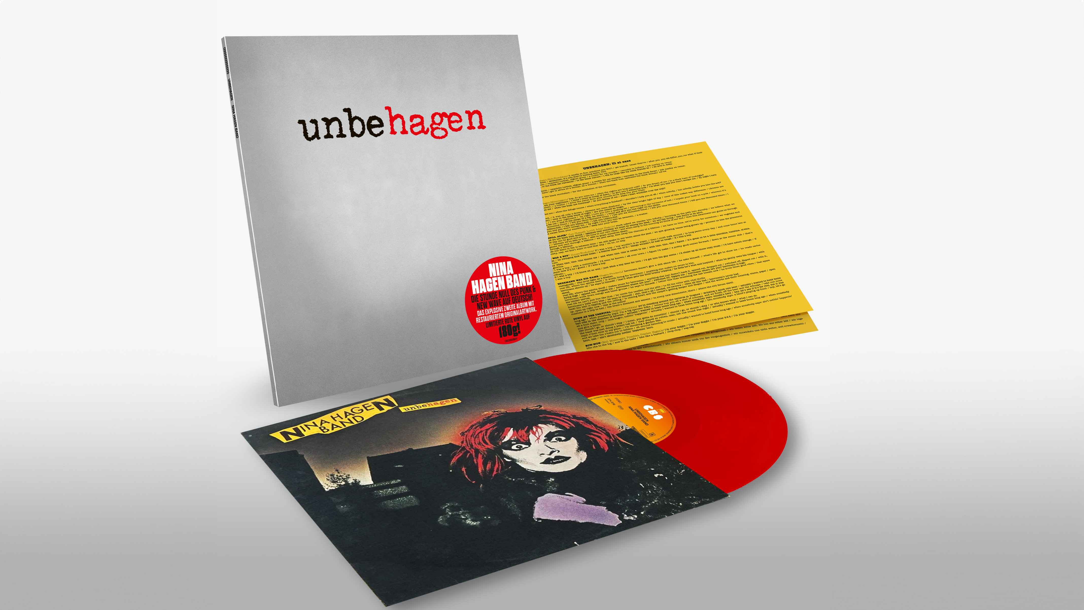 70475da7 8803 473e 807a dd6c2e7a5b51 Kommt als Re-Issue zum RSD Black Friday: "Unbehagen" von der Nina Hagen Band.