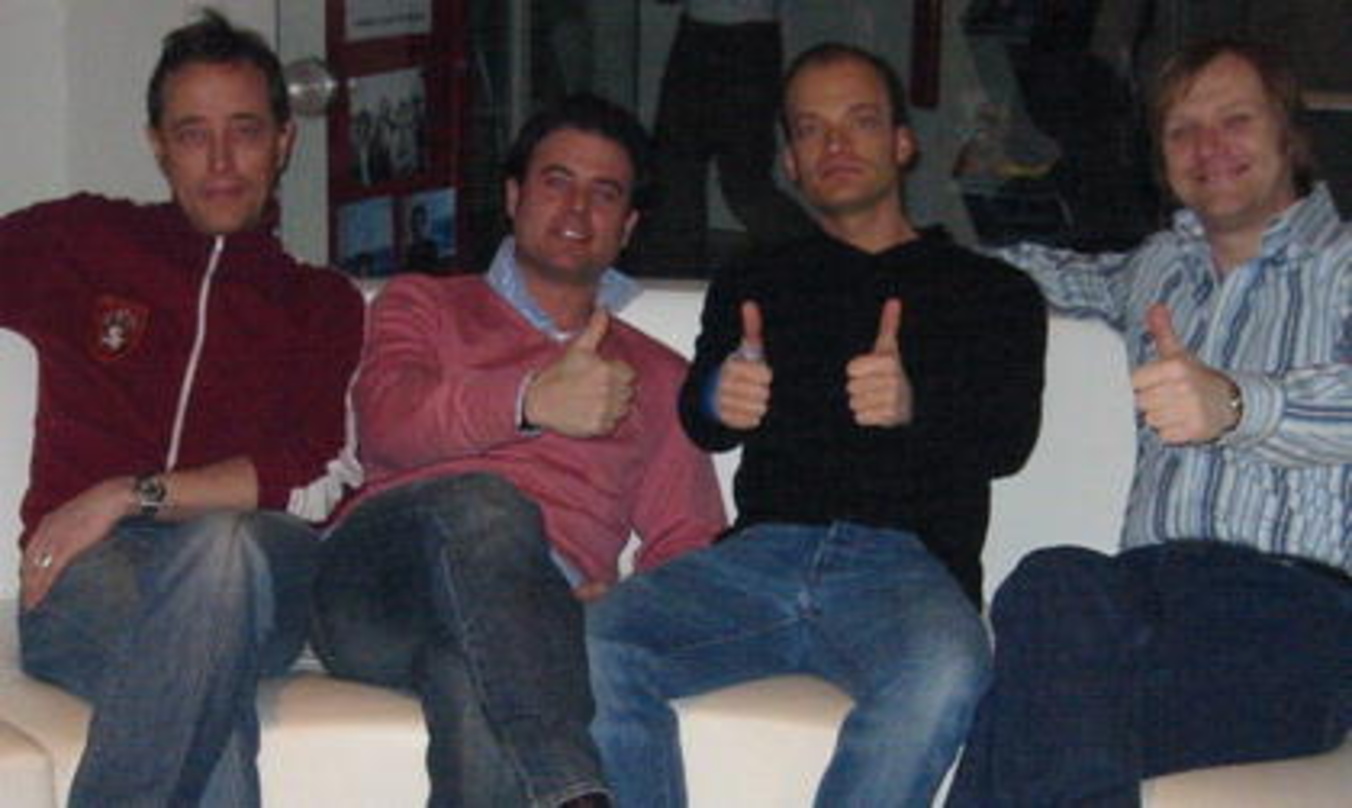 Partner (v.l.n.r.): Fachinger, Hüppauff, Heinzmann und Markus Wenzel (Managing Diretcor UMP)