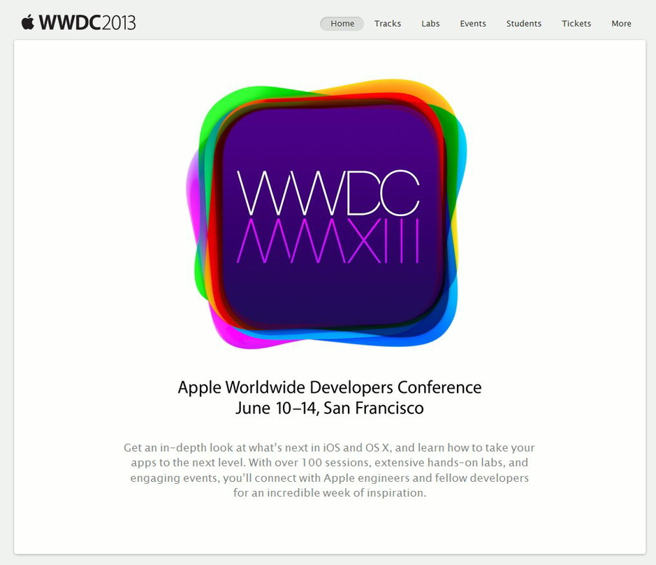 Könnte angeblich als Bühne für die iRadio-Präsentation dienen: Die Apple Worldwide Developers Conference (WWDC), die vom 10. bis 16. Juni 2013 in San Francisco stattfindet