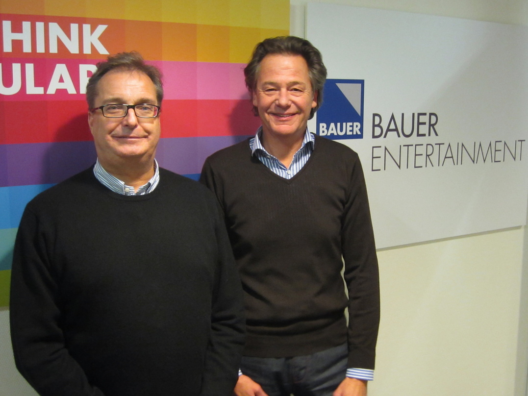 Arbeiten künftig zusammen (von links): Jörg Mandt (Bauer Entertainment) und Andreas Kiel (kiel publishing/BMG)