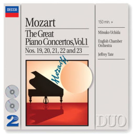 Jeffrey Tate/Mitsuko Uchida/English Chamber Orchestra – The Great Piano Concertos, Vol. 1 - Nos. 19, 20, 21, 22 and 23