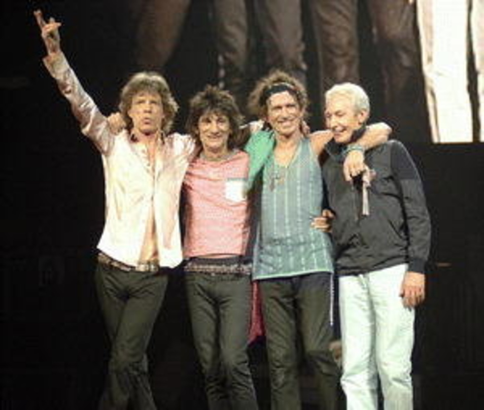 Nach langer Zeit mal wieder in Frankfurt zu sehen: die Rolling Stones