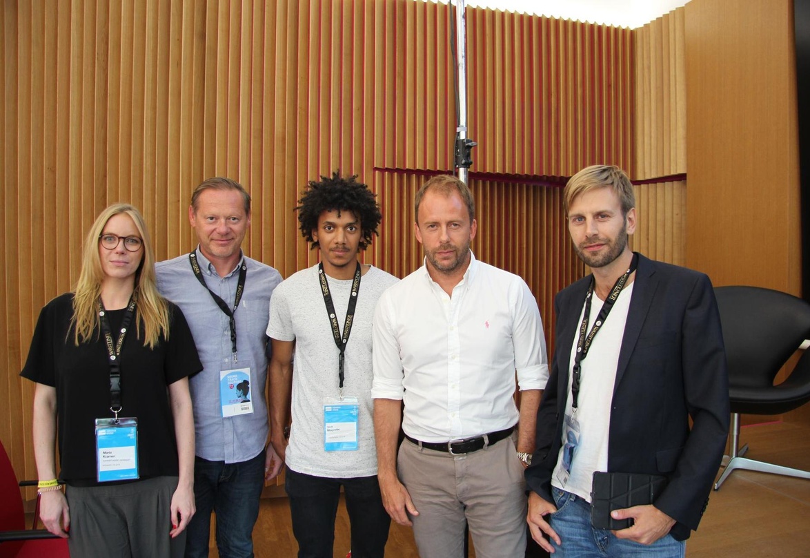 Diskutierten bei der c/o pop über Multi-Channel-Networks (von links): die jüngst zu Sony Music gewechselte Maria Kramer, Michael Brycz (Divimove), Nick (Mitbegründer des YouTube-Kanals Maj...