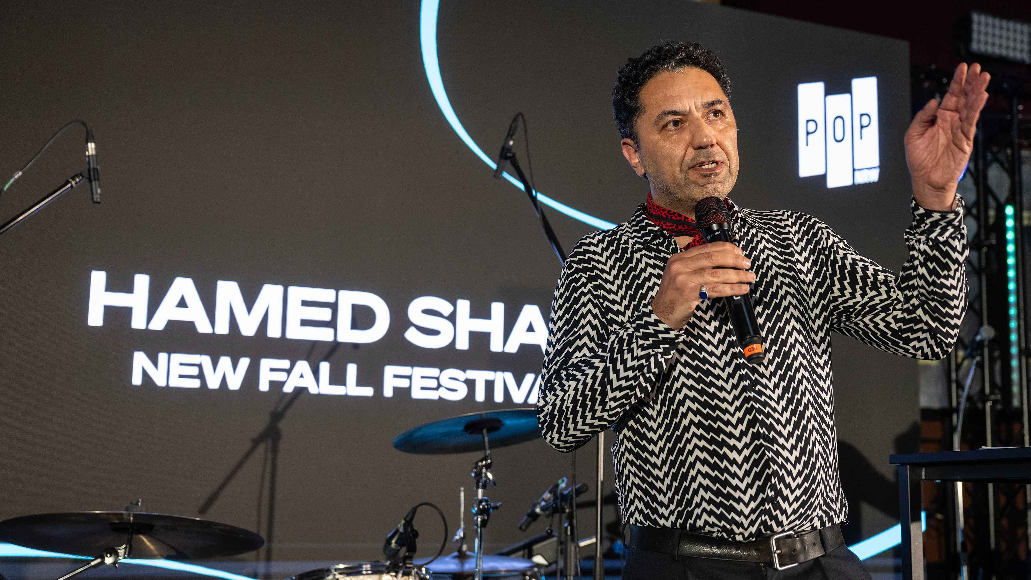 Hielt eine Rede zum Auftakt des New Fall Festivals: Leiter Hamed Shahi.