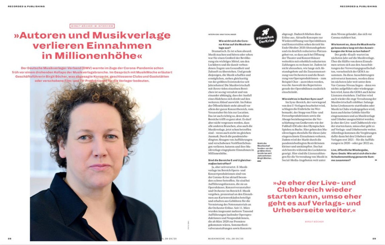 Sieht die Kreativschaffenden vor der größten Existenzkrise seit Jahrzehnten: Birgit Böcher