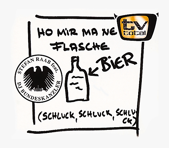 Stefan Raab feat. DJ Bundeskanzler – Ho mir ma ne Flasche Bier (Schluck, Schluck, Schluck)