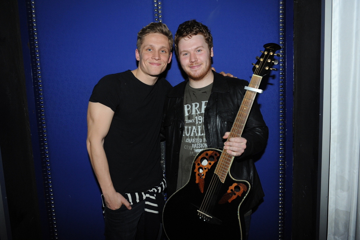 Gratulierte dem Sieger persönlich: Matthias Schweighöfer (links) mit Ricky Dean Howard