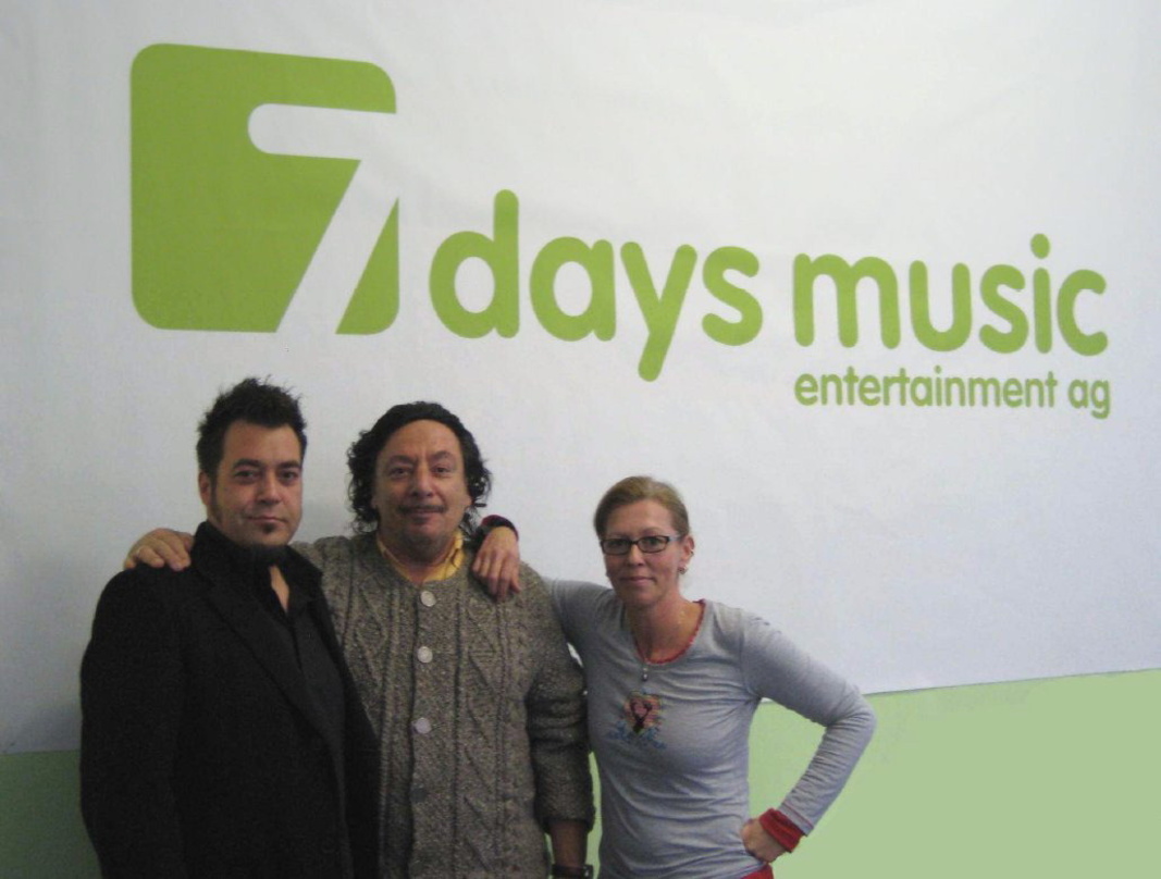Neue Partner (v.l.n.r.): Laith Al-Deen, Klaus Munzert und Kiki Röhlke (Booking Laith Al-Deen)