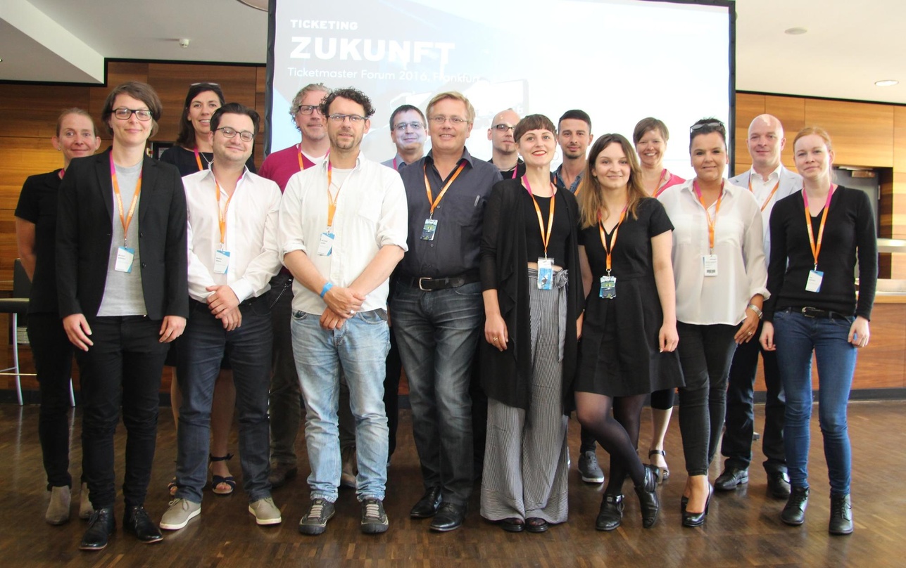 Will auch dieses Jahr über neue Entwicklungen im Ticketing informieren: das Team von Ticketmaster, hier beim Ticketmaster Forum 2016 in der Frankfurter Commerzbank-Arena