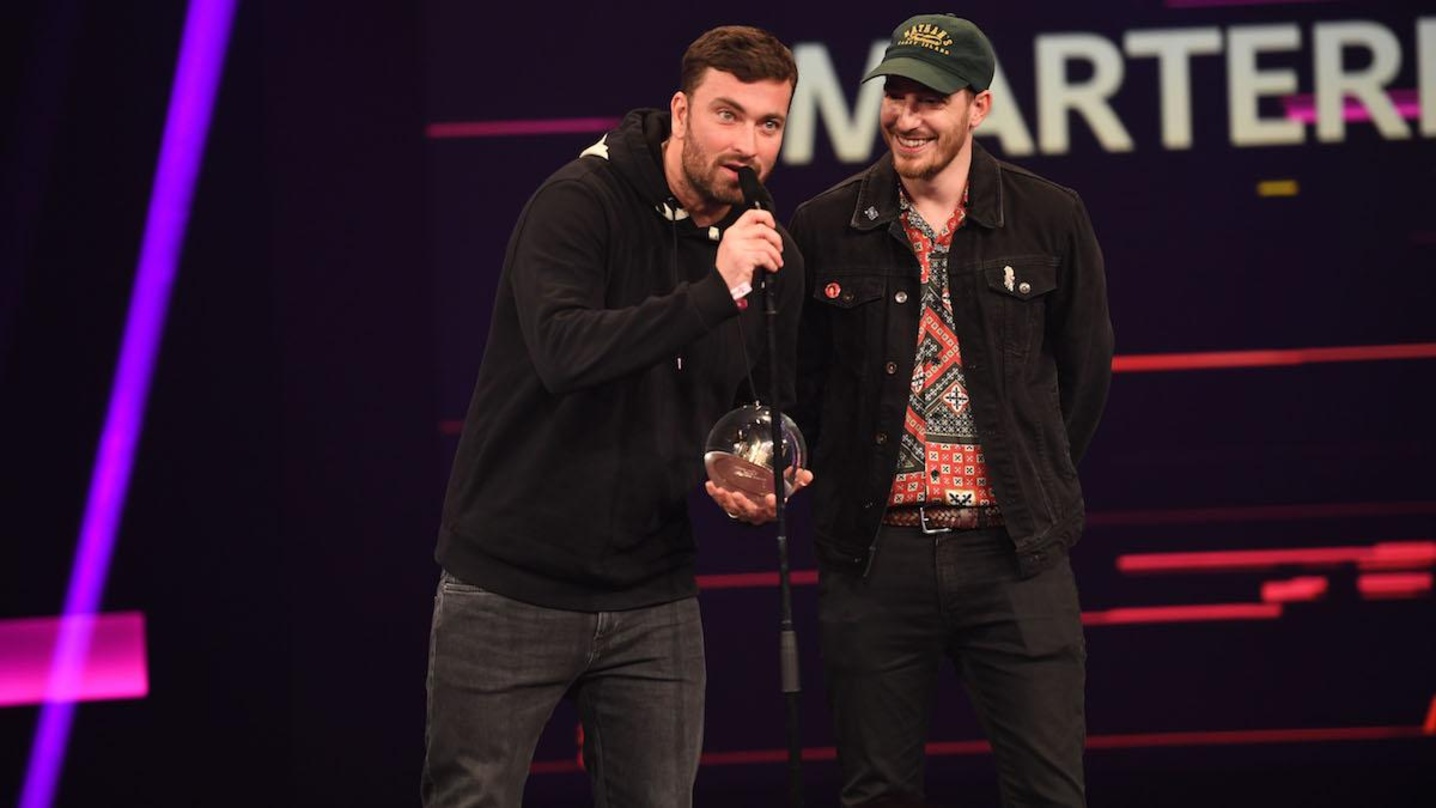 Holten sich gleich zwei 1Live Kronen in Bochum ab: Marteria und Casper