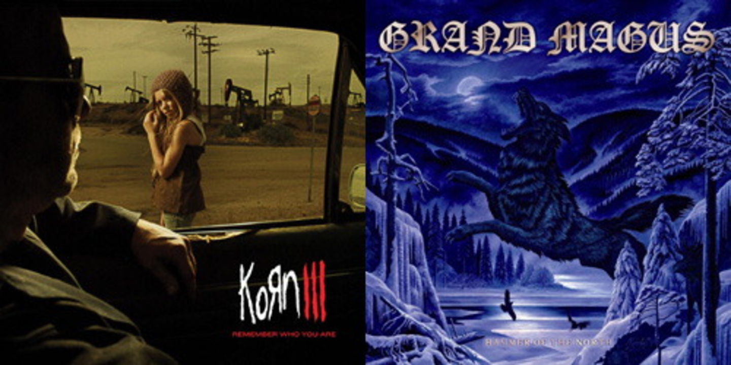 Stehen bei Roadrunner im Fokus: Korn mit ihrem neuen Studioalbum "Korn III - Remember Who You Are" und Grand Magus mit "Hammer Of The North"