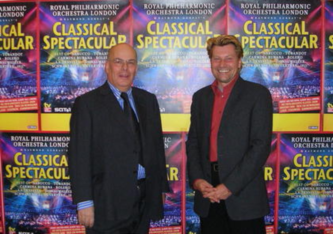 Glauben an den Erfolg des Classical Spectacular: Gubbay (l.)und Schöttke