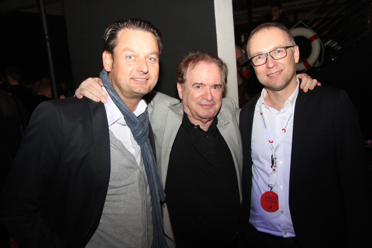 Engagiert in Sachen Modern Talking (von links) Christian Stronczek (Senior Manager Catalog & Special Concepts Sony Music Strategic Entertainment), Jürgen Hohmann (Geschäftsführer Maxi Medi...