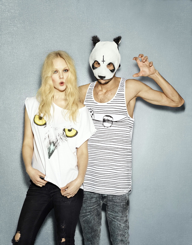 Macht neben seiner Fashionmarke Viovio im Merch-Bereich nun auch Mode für H&M: Panda-Rapper Cro, hier mit einem Model