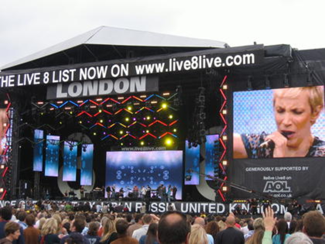 Alles lief bestens beim Londoner Live 8: Dank Britannia Row und APR Audio