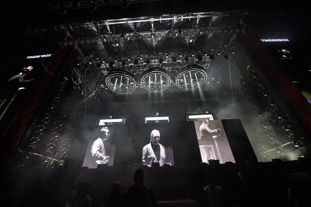 Tragen ihre Rechte ins Pophouse: Swedish House Mafia, hier beim Tinderbox Festival 2019 in Odense