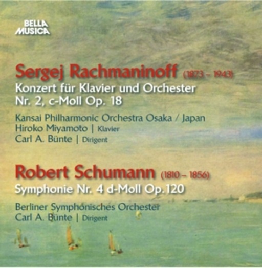 Diverse – Konzert für Klavier und Orchestra Nr. 2, c-Moll Op.18/Symphonie Nr. 4 d-Moll