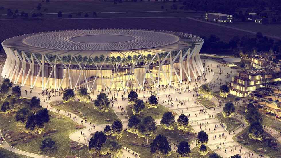Könnte Wirklichkeit werden: die geplante Arena in Freising.
