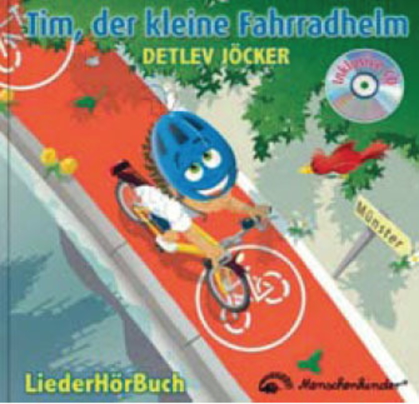 Soll Kinder zum motivieren: der kleine Fahrradhelm