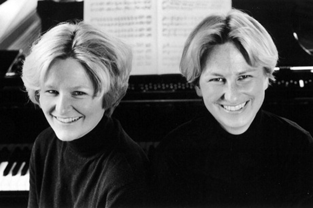 Eingespieltes Klavierduo: die Schwestern Martina (l.) und Kristina Bauer