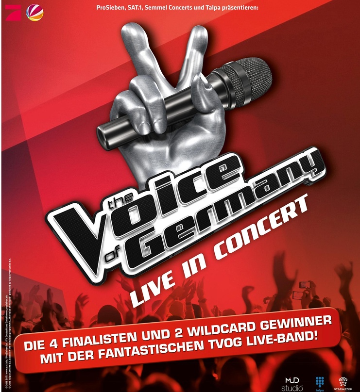 77677ade80bb30814ff6f150edda94e84f83af282691075fe055a149d64b9c0c Macht dieses Mal erstmals in Wien Station: die Tour zu "The Voice Of Germany"
