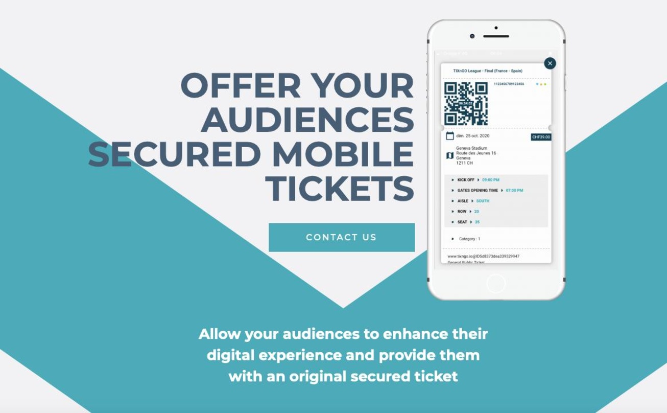 Soll für sichere Tickets sorgen: die Blockchain-Lösung TIXnGO aus dem Hause der SecuTix-Macher von ELCA