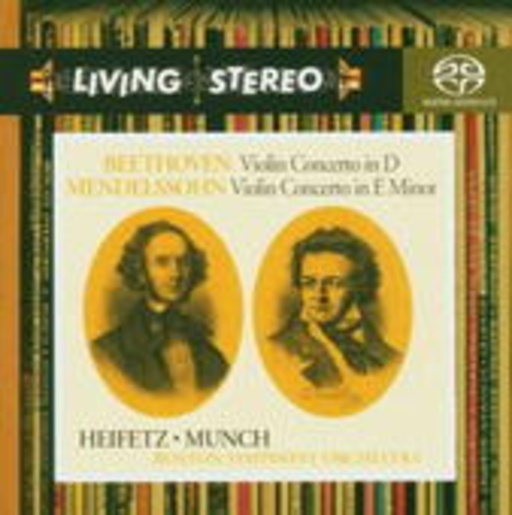 Charles Munch/Jascha Heifetz/Boston Symphony Orchestra – Violin Concerto In D/Violin Concerto In E Minor (Living Stereo)