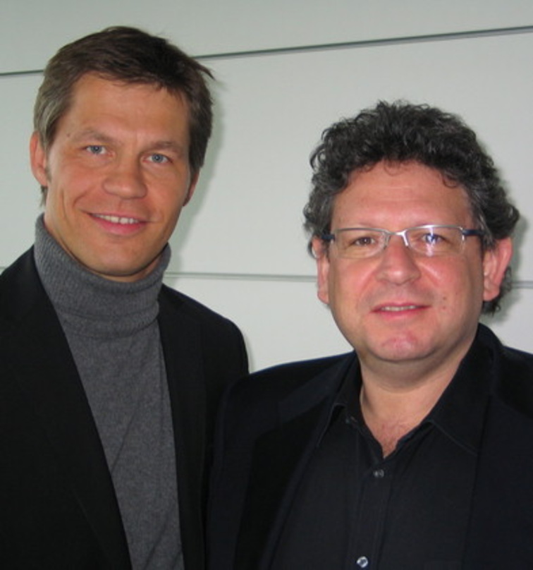 Reden Klartext: Lucian Grainge (r.) und Frank Briegmann